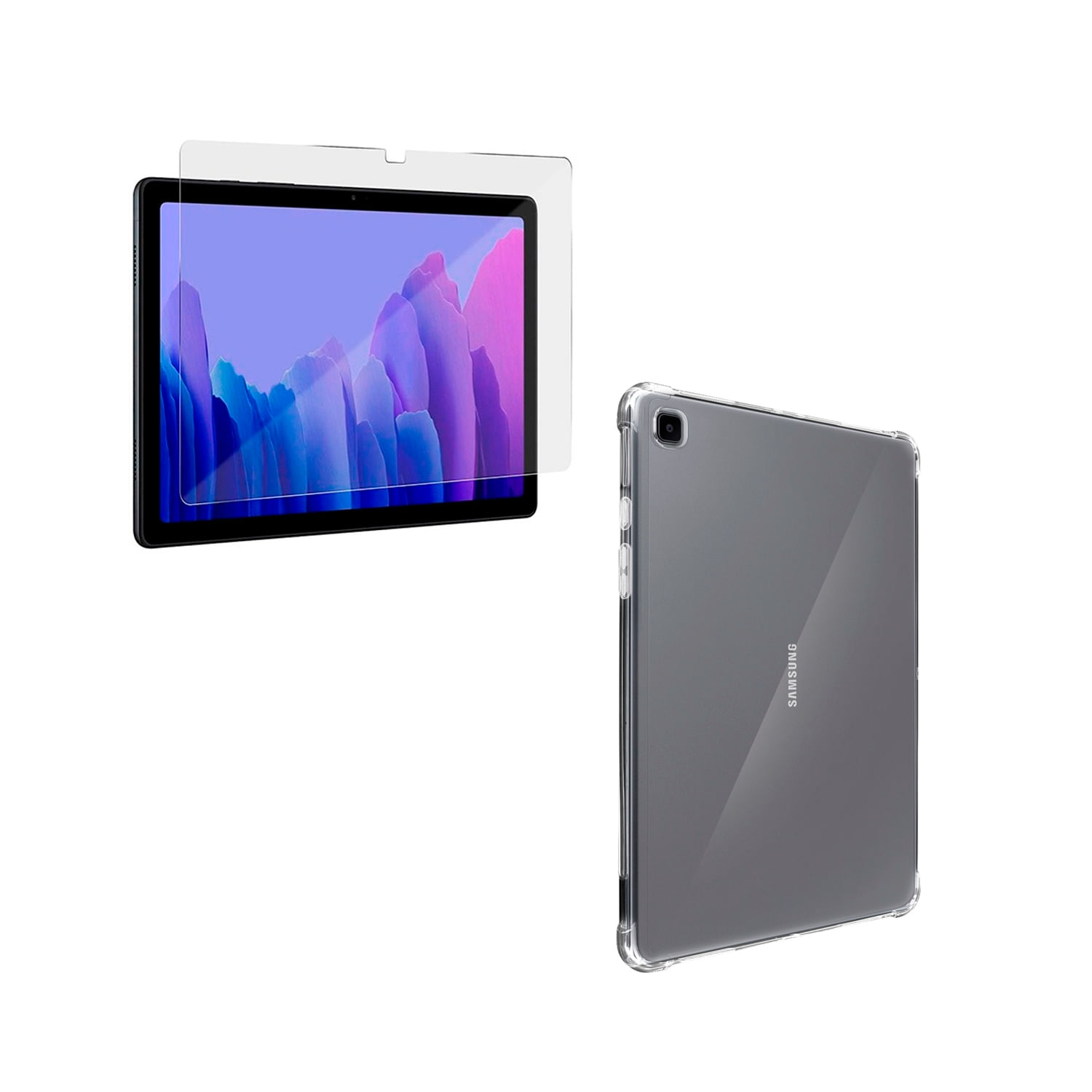 Capa E Folha Para Tablet Samsung T220/t225 Transparente