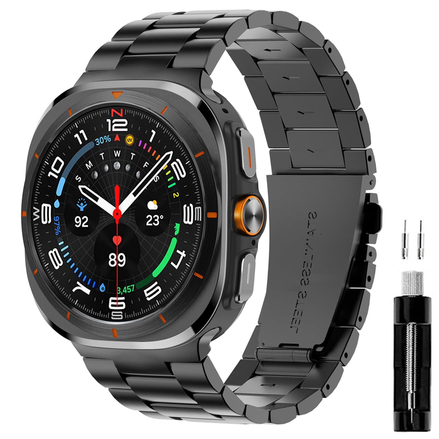 Pulseira Goldtoluck Compatível Com Samsung Galaxy Watch 7 47mm