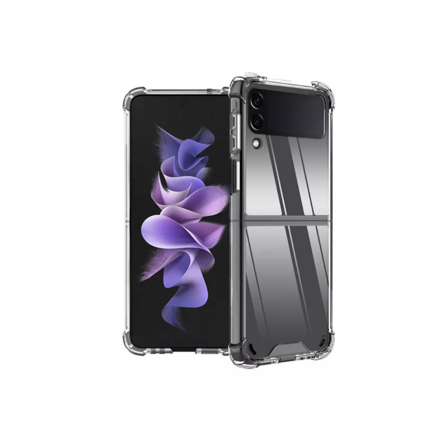 Capa Samsung Galaxy Z Flip 4 Reforçada Transparente