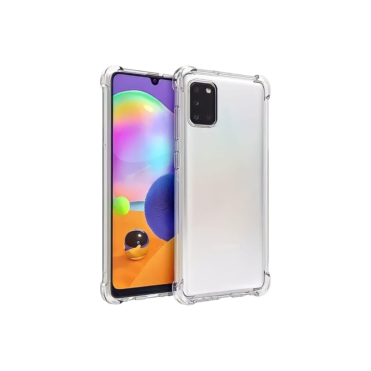 Capa Transparente Reforçada Com Bordas Para Samsung A51