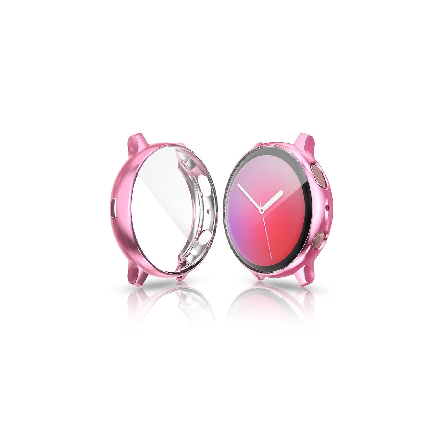 Capa Protetora Para Relógio Samsung Galaxy Active 2 44 Mm Rosa