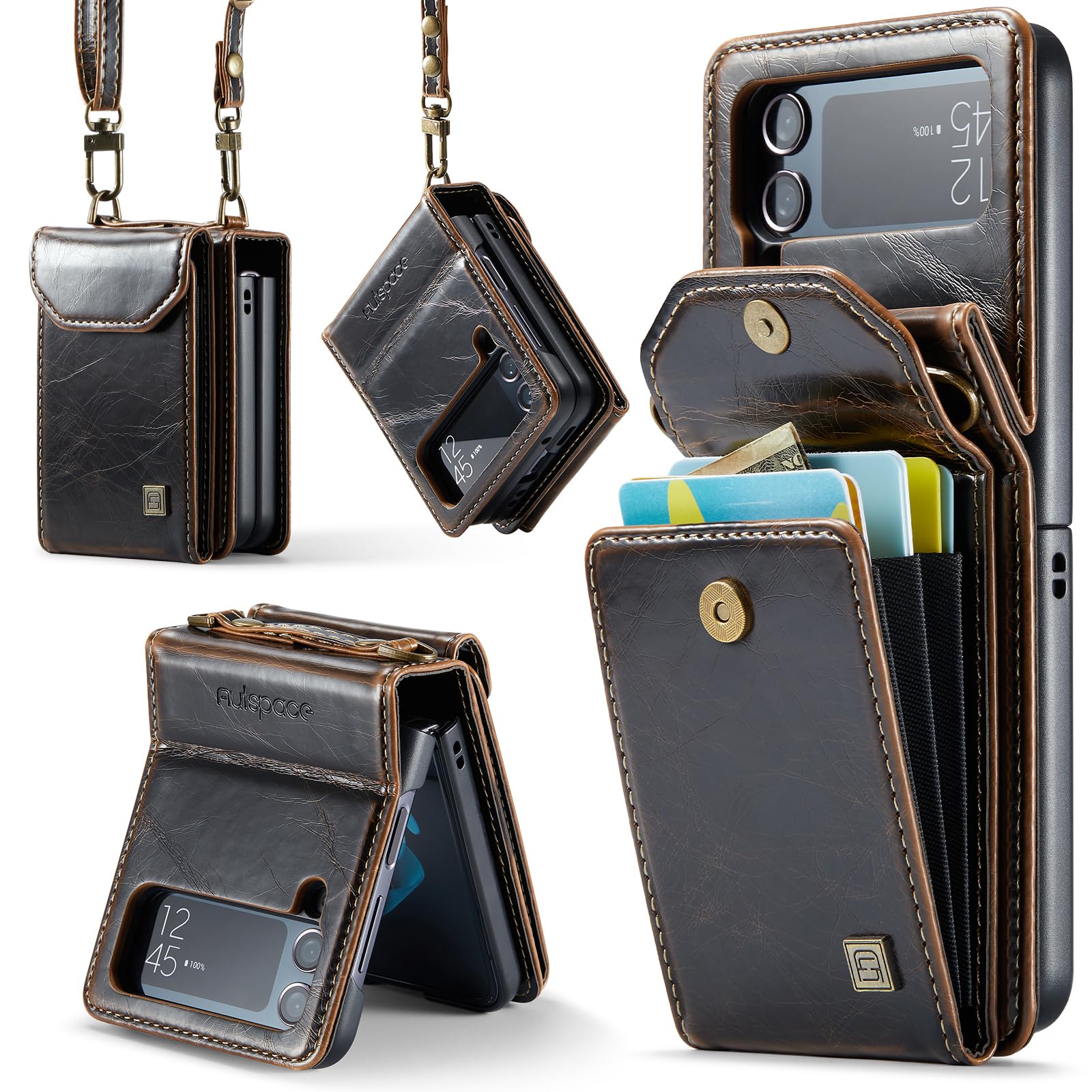 Capa Tiracolo Compatível Com Asapdos Para Samsung Galaxy Z Flip 4