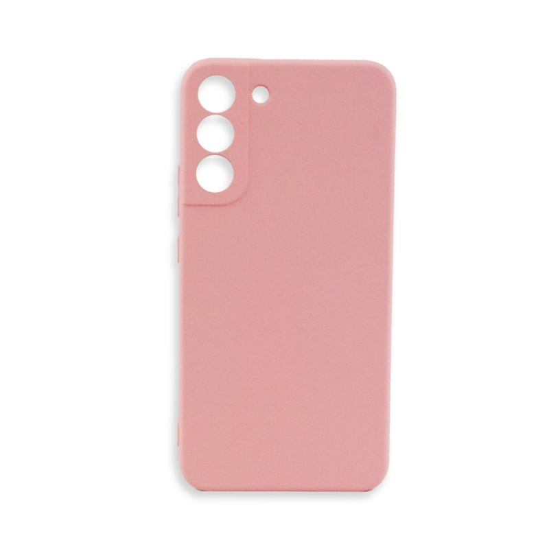 Capa Para Celular Samsung S22 Plus Rubber Pink Anti-knock