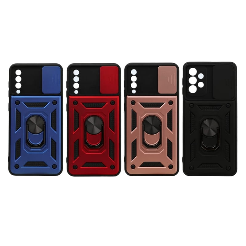 Capa Samsung A52s Anti-shock Copper Ring + Protetor De Câmera