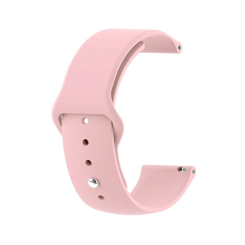 Relógio Samsung Active 1-2 Rosa De 20 Mm Compatível Com Pulseira Esportiva