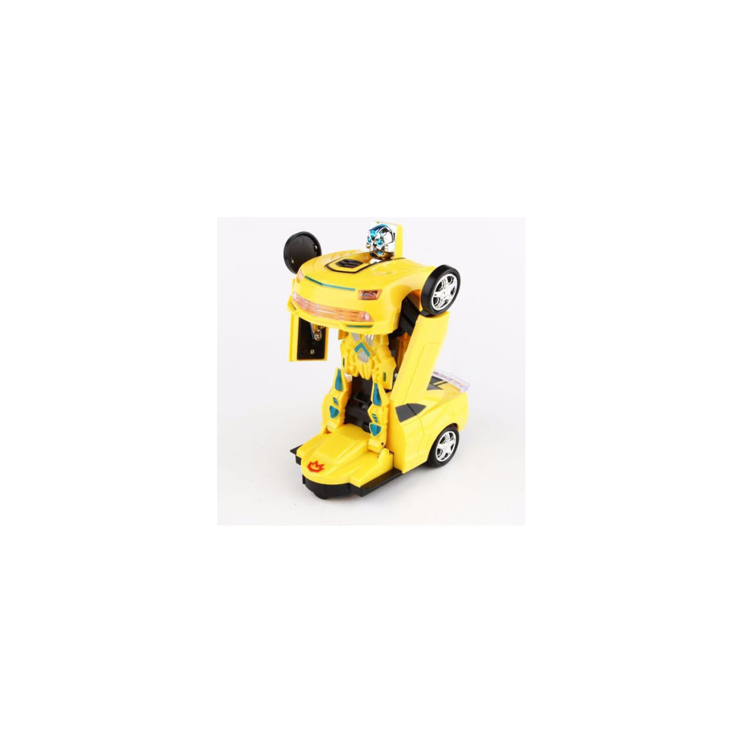 Carro-robô Transformers Com Luz E Som, Abs, Brinquedo Infantil