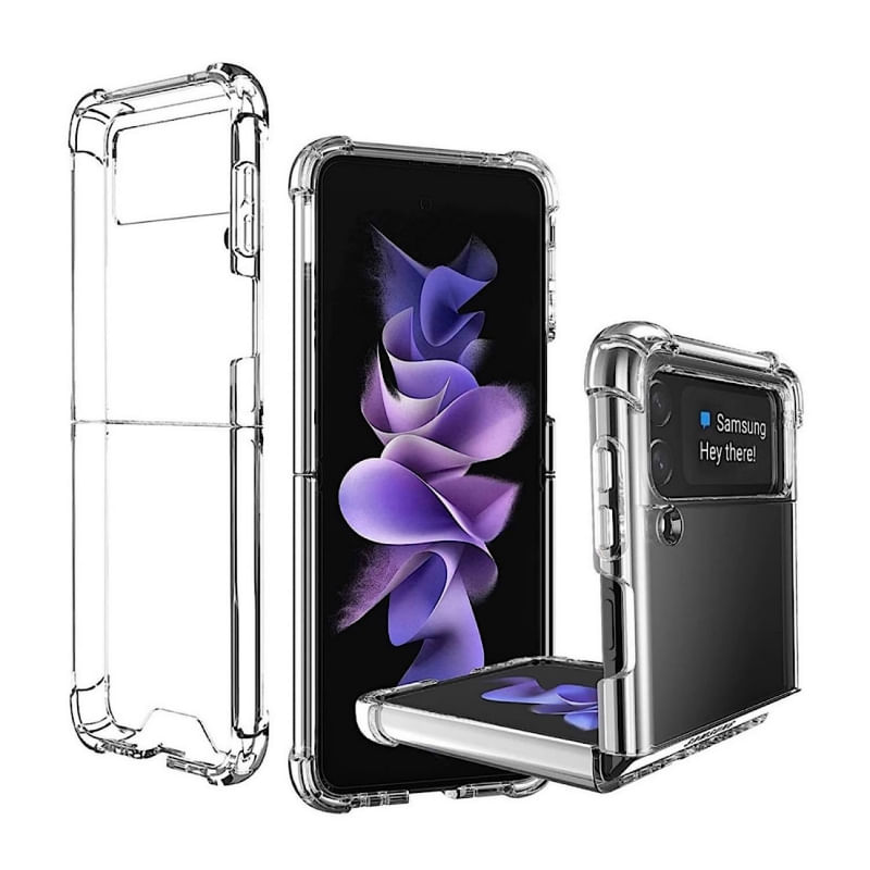 Capa Para Plástico Rígido Transparente Samsung Z Flip 3