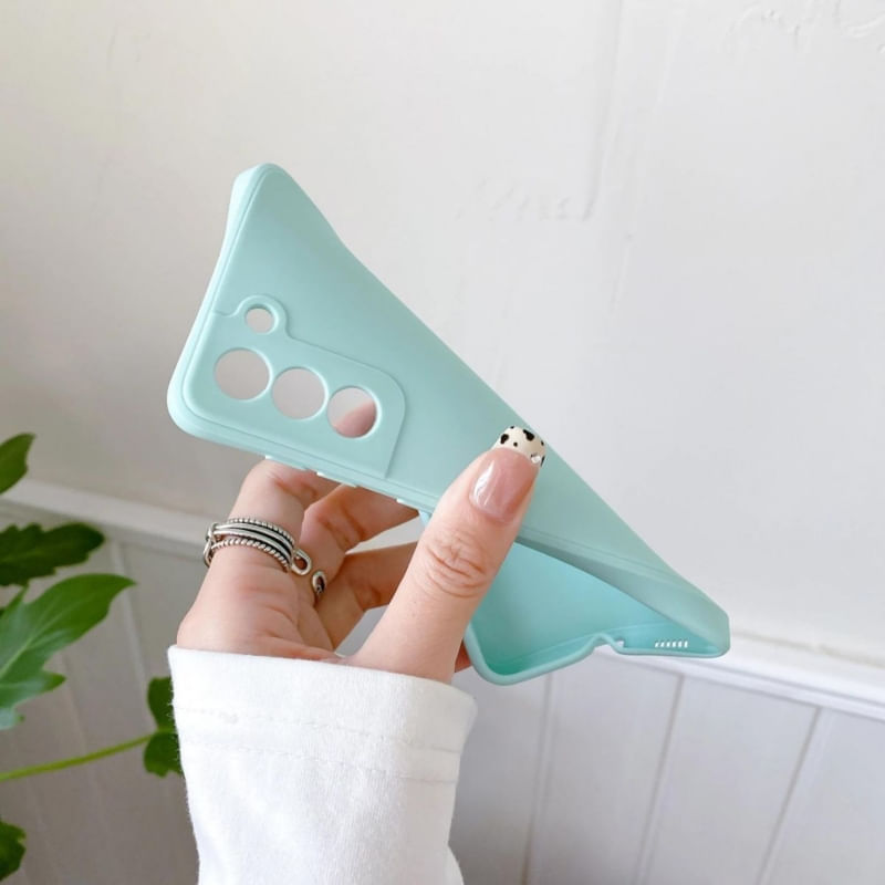 Capa De Silicone Para Samsung Galaxy S21 Ultra - Preta