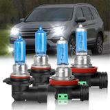 Lâmpadas De Farol Ivbdqv Fit 2006-2018 Para Honda Pilot 4pcs