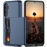 Capa Nvollnoe Para Samsung S24 Com Suporte De Cartão 6.1" Azul