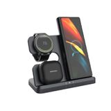 Carregador Sem Fio 3 Em 1 Para Samsung/galaxy Watch/galaxy