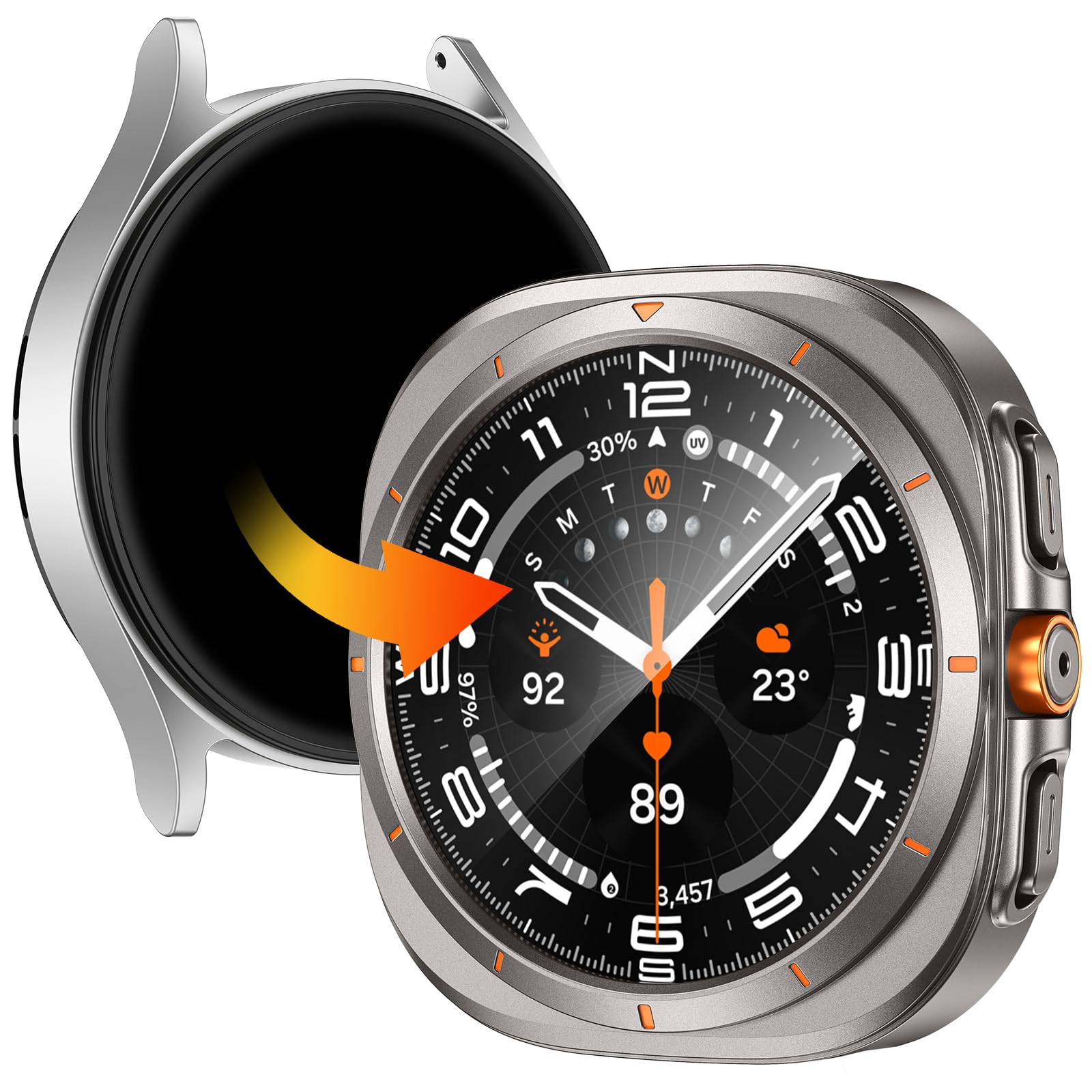 Capa Protetora De Tela Para Samsung Galaxy Watch 7 44mm