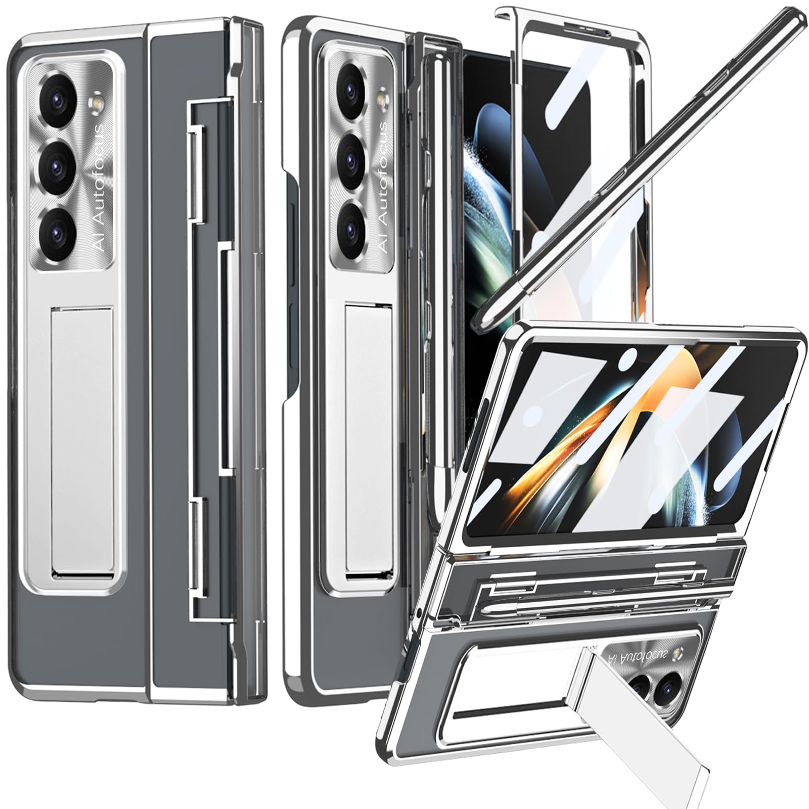 Capa Ninki Compatível Para Samsung Galaxy Z Fold 3 Com S Pen