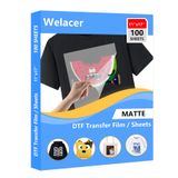 Papel De Filme De Transferência Dtf 100 Folhas 28x43cm Para Impressora Epson