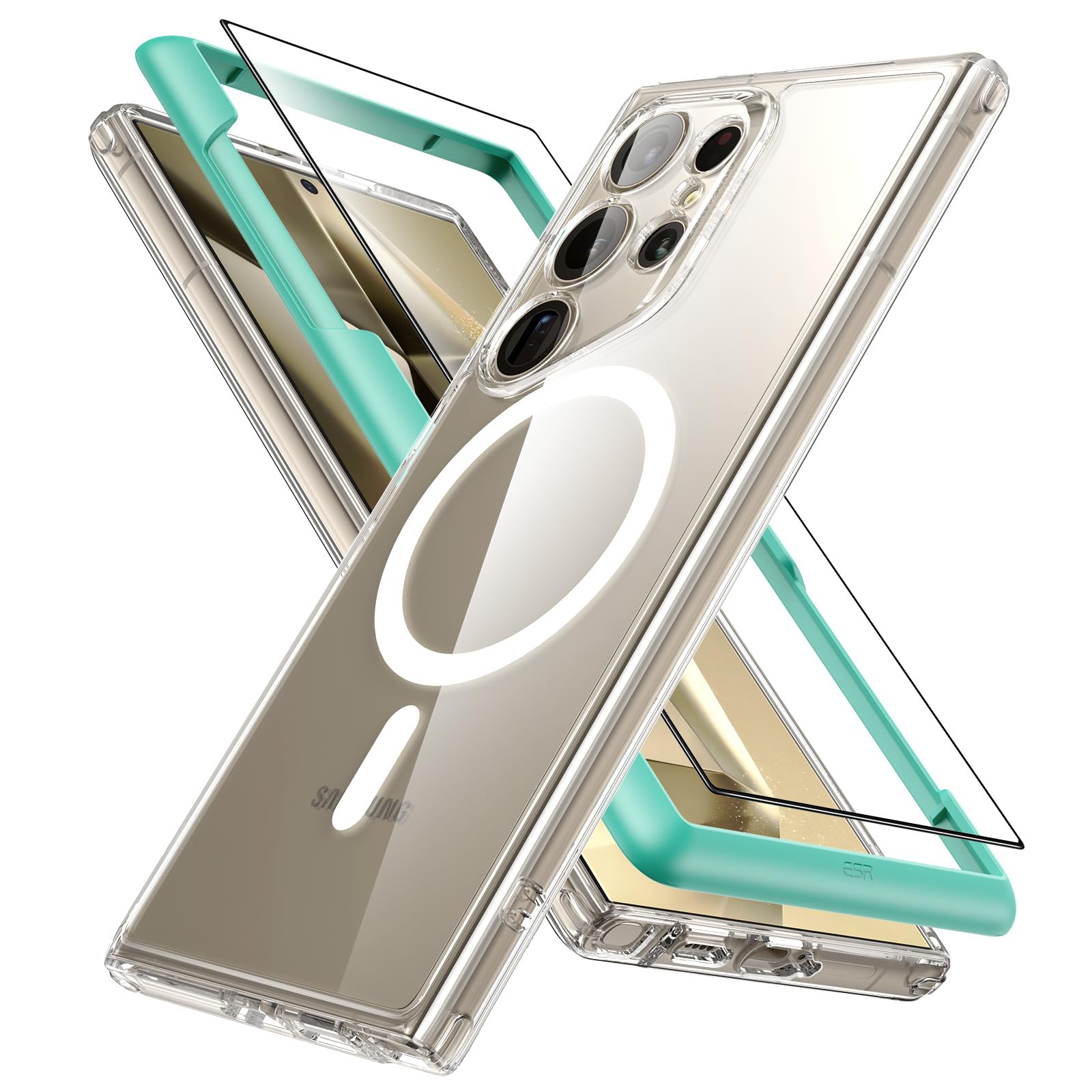 Conjunto De Capas Esr Para Samsung Galaxy S24 Ultra Com Protetor De Tela