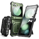 Capa De Telefone I-blason Para Samsung Galaxy Z Flip 6 Verde Escuro