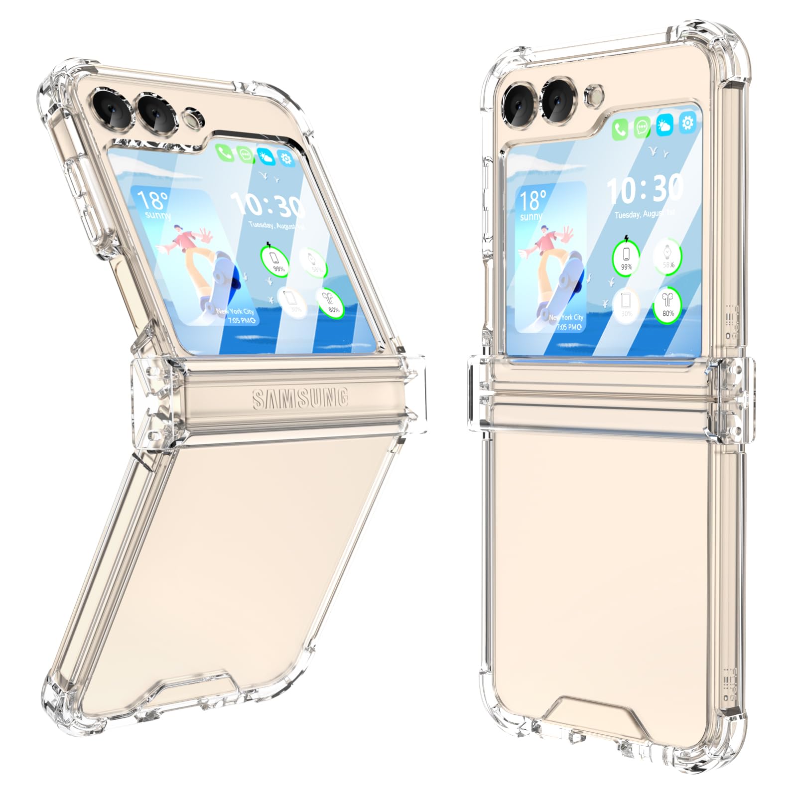 Capa De Celular Sqmcase Compatível Com Samsung Galaxy Z Flip 6