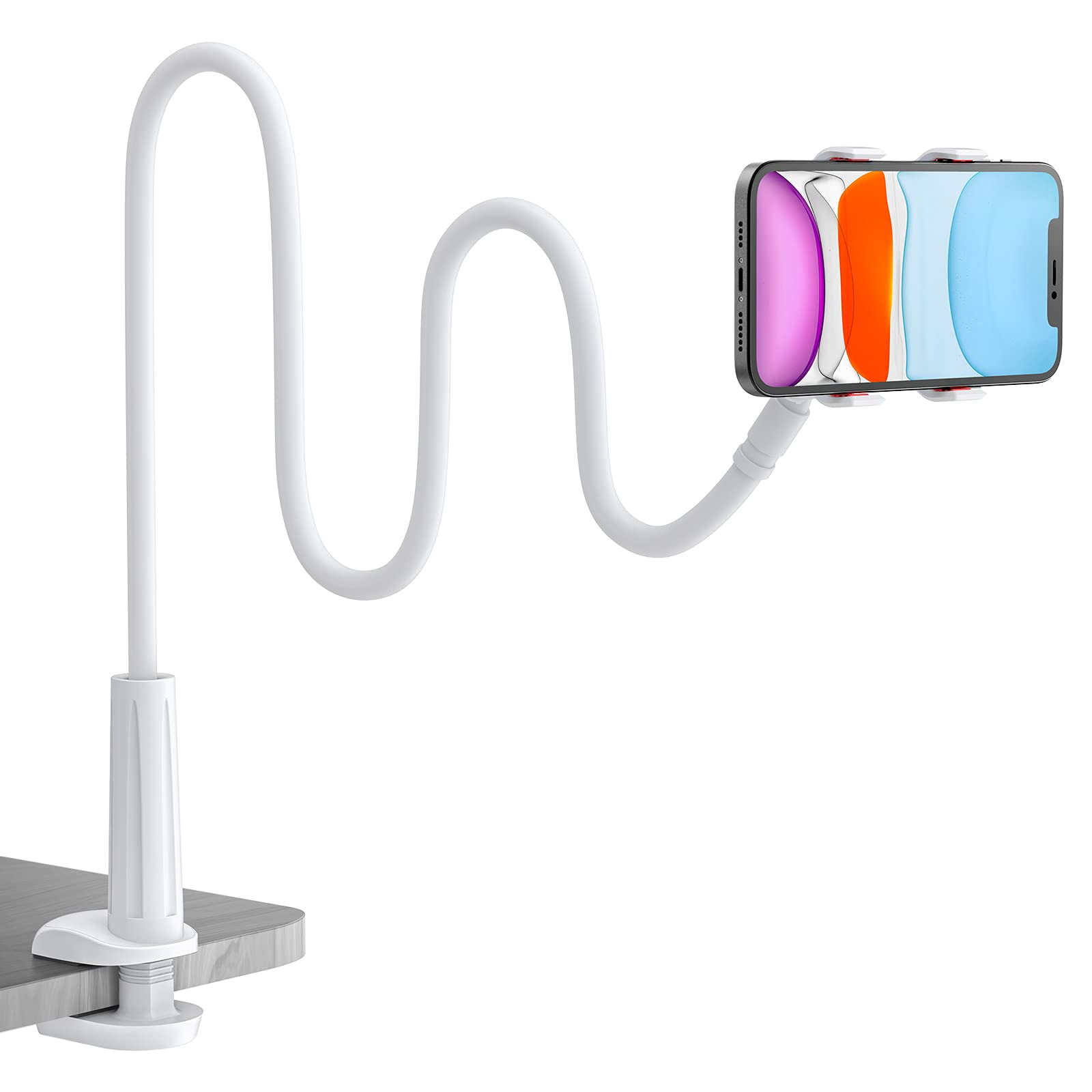 Suporte De Telefone Gooseneck Shawe Flexible Lazy Arm Para Cama