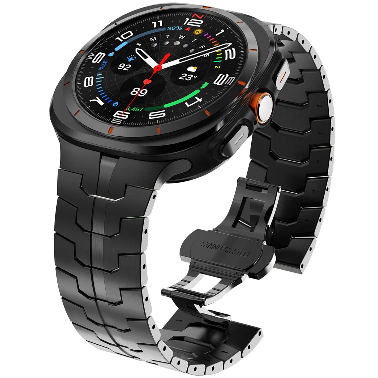 Pulseira De Relógio Wingle Metal Para Samsung Galaxy Watch Ultra 47mm