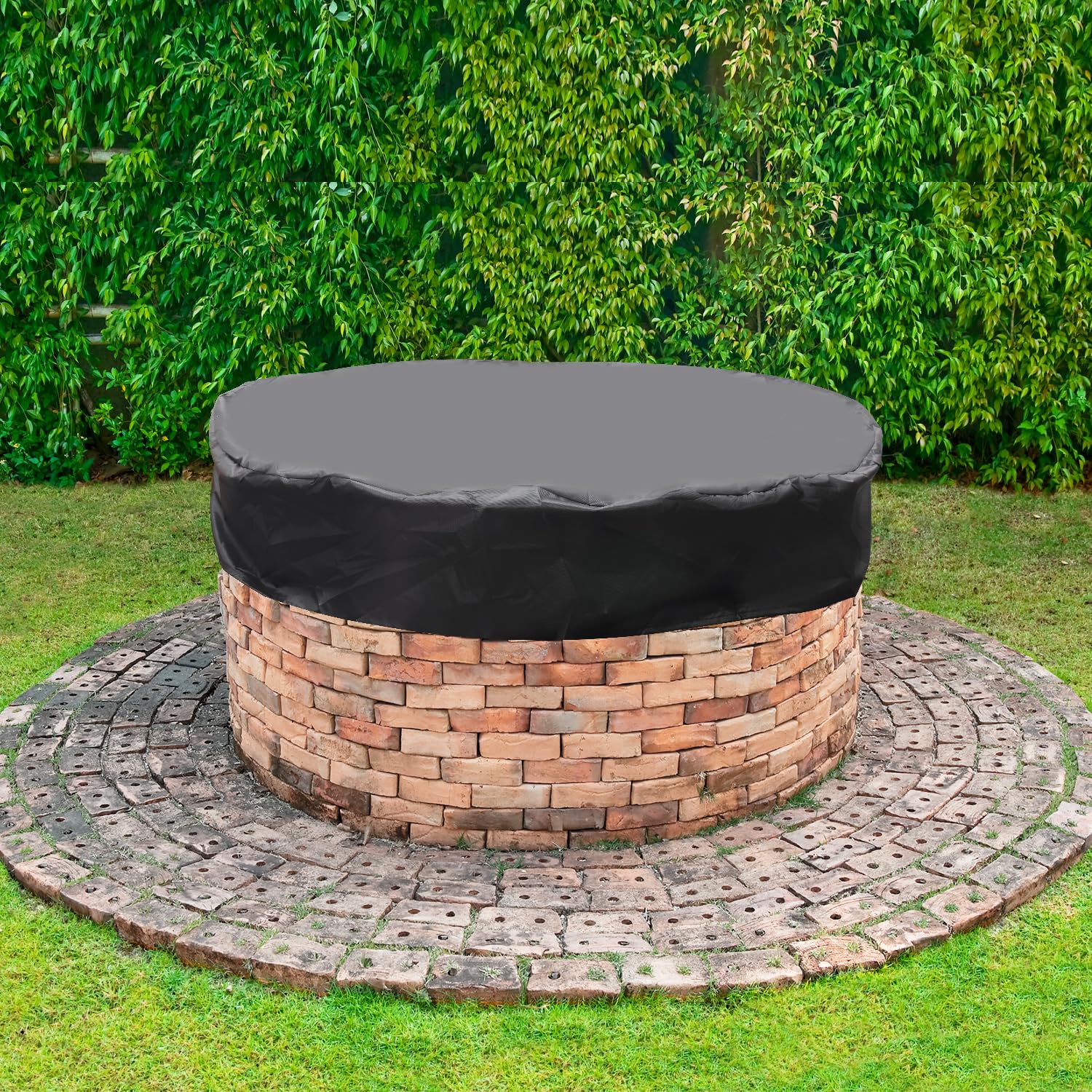 Capa De Mesa Fire Pit Em Tecido Oxford Impermeável Lasuroa
