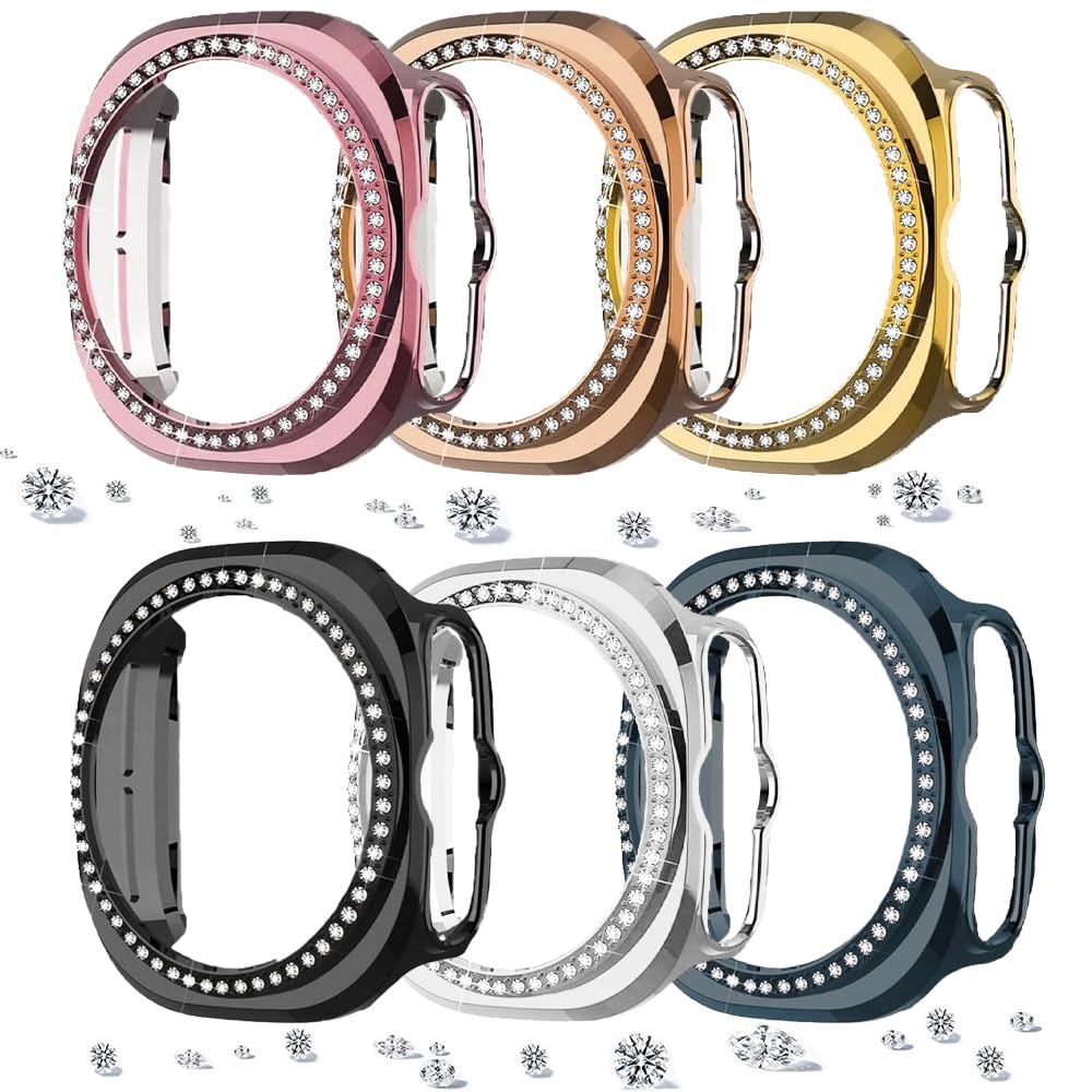 Capa Compatível Com Dealele Para Samsung Galaxy Watch 7 Ultra 47 Mm, Pacote Com 6