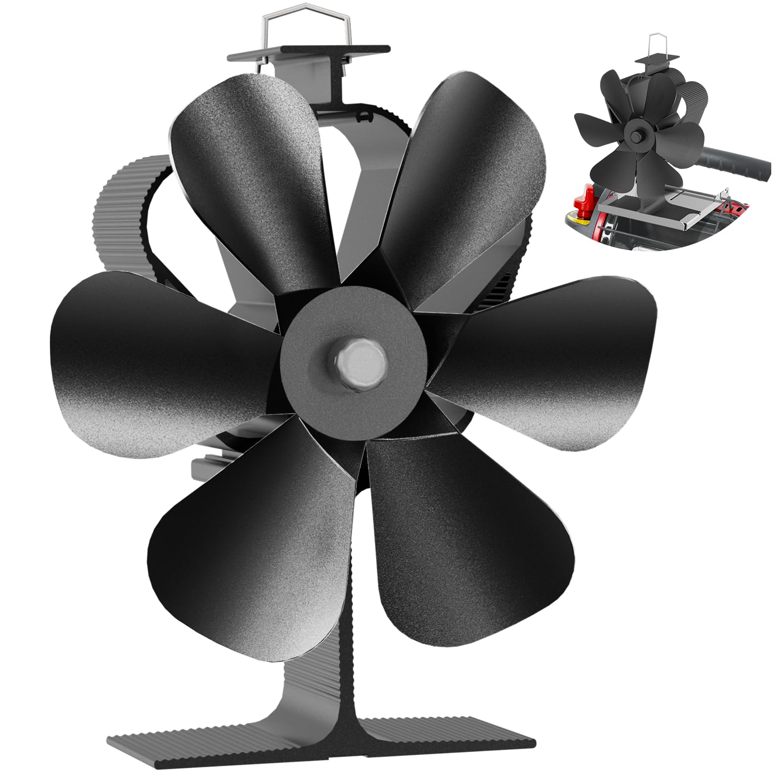 Ventilador De Fogão A Lenha Movido A Calor Jossacolar Para Aquecedor Buddy