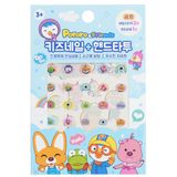 Conjunto De Tatuagem De Unhas E Mãos Pororo Para Crianças Spr 05