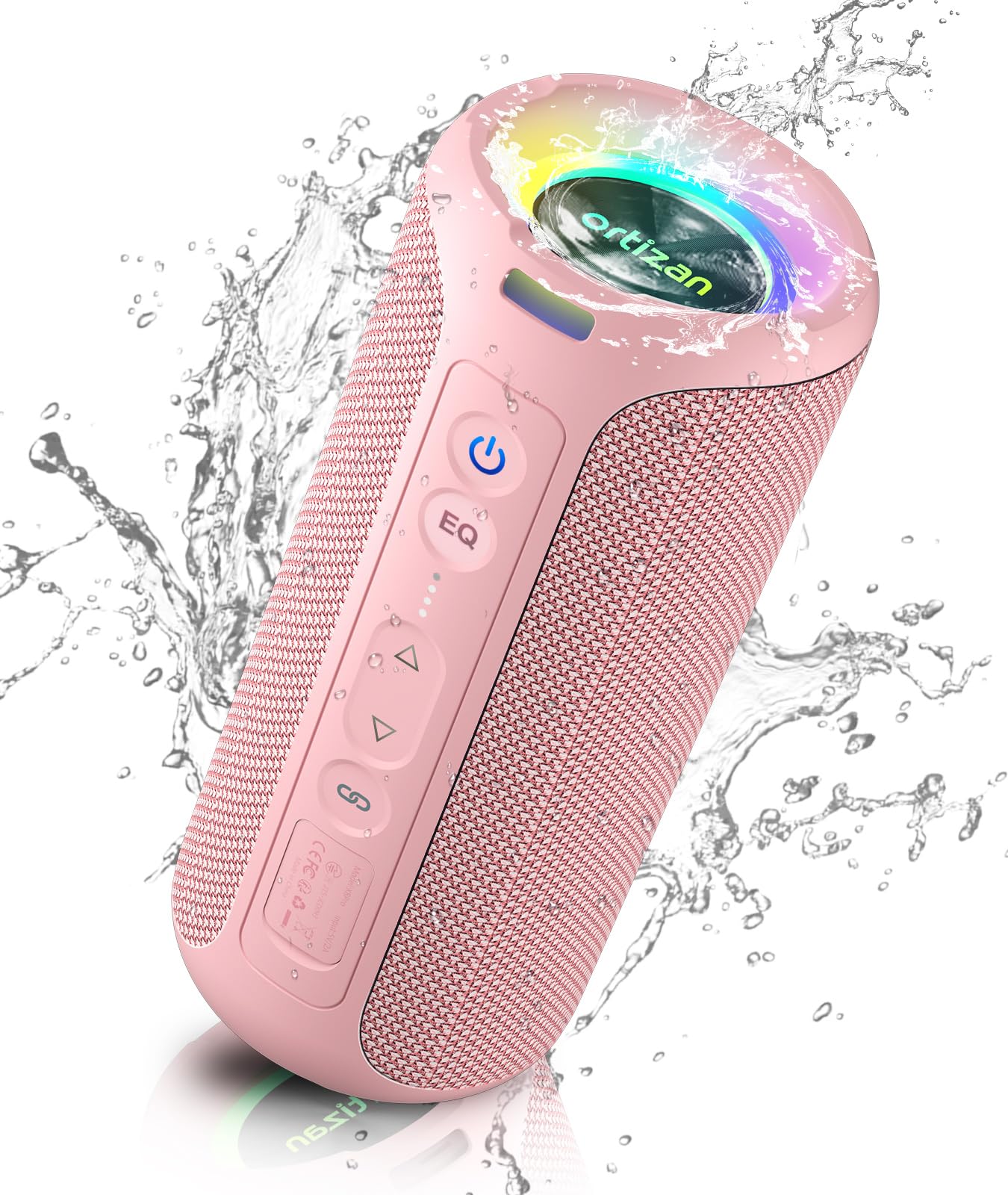 Alto-falante Bluetooth Ortizan X8 Pro 40w Ipx7 Impermeável Rosa