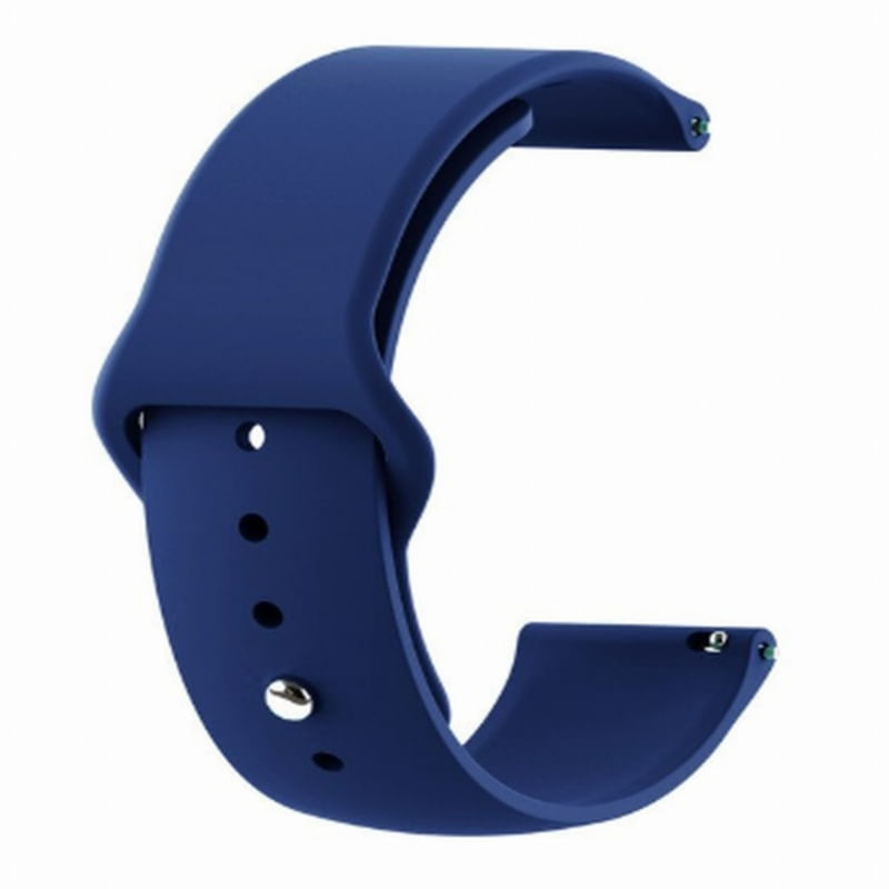 Pulseira Para Samsung Gear S3, Galaxy Watch 46 Mm/22 Mm Azul Escuro