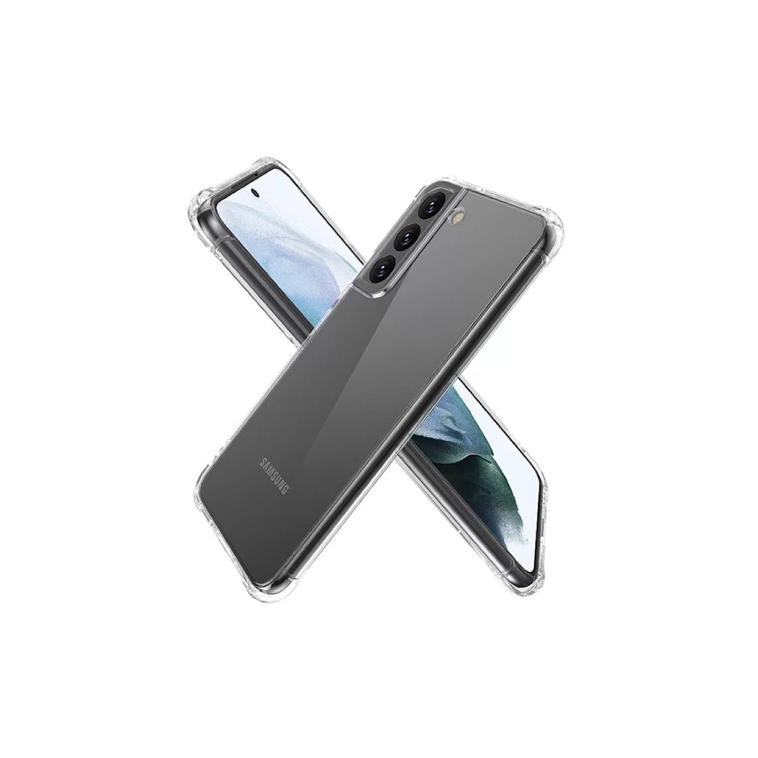 Capa De Plástico Flexível Transparente Samsung S22 Plus