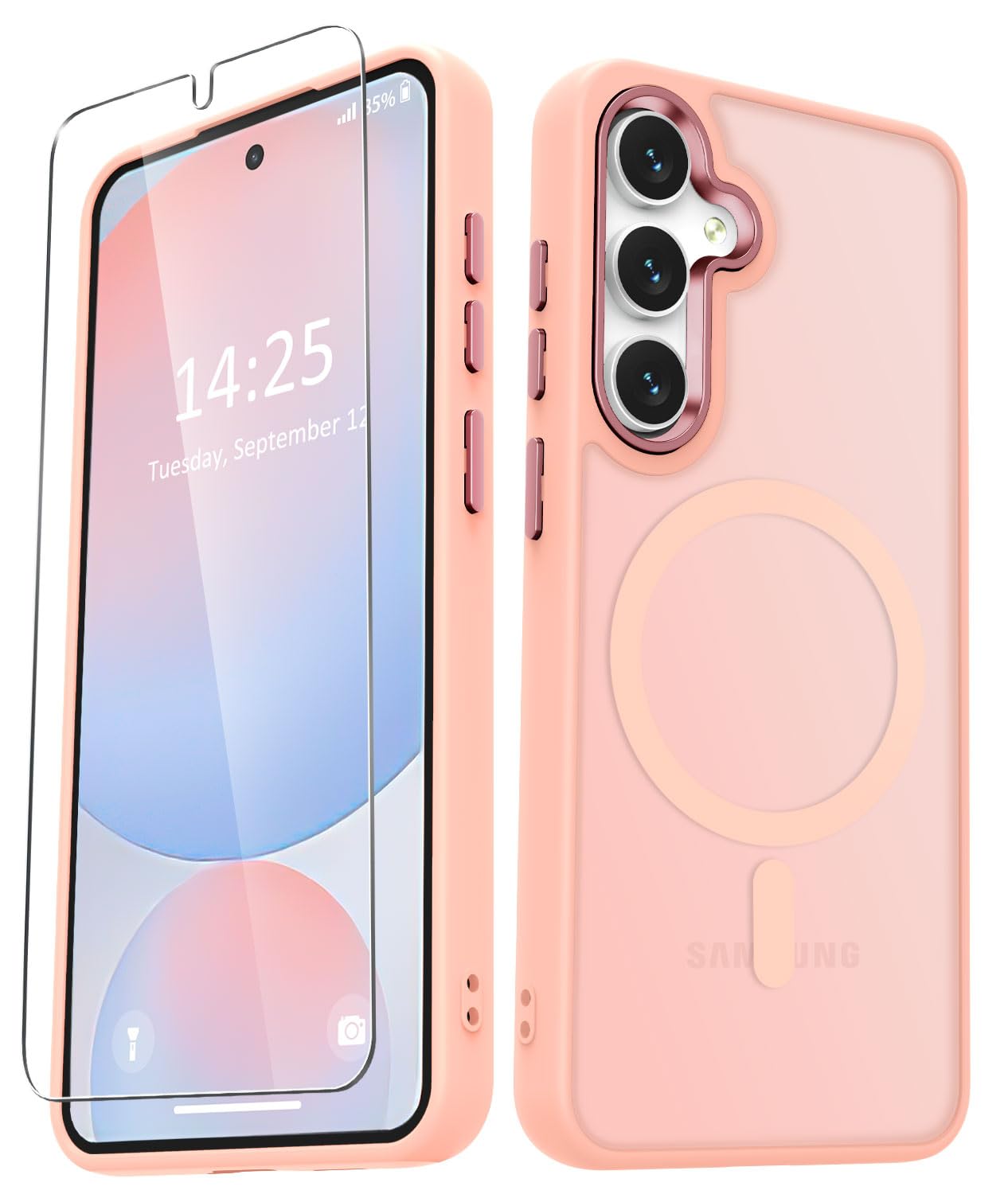 Capa De Telefone Yenapoon Para Samsung Galaxy S24 Fe Com Protetor De Tela