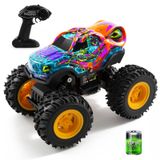 Controle Remoto Monster Truck Sugfut Com Luz Led Para Crianças