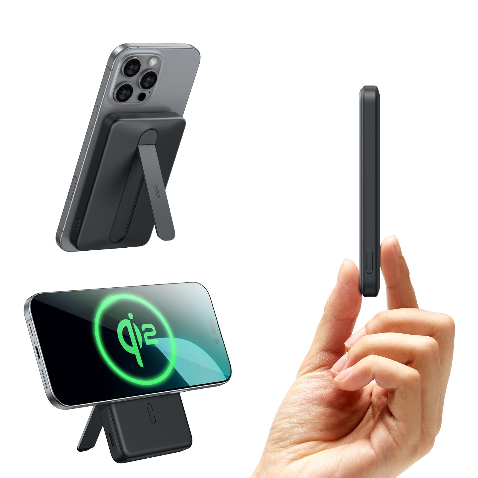 Pacote De Bateria Magsafe Com Certificação Esr Qi2 De 5.000 Mah Para Iphone