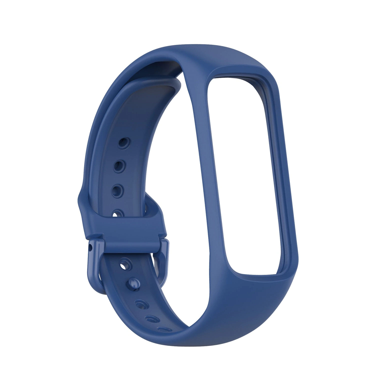 Bracelete Para Samsung Galaxy Fit 2 R-220 Silicone Azul Escuro