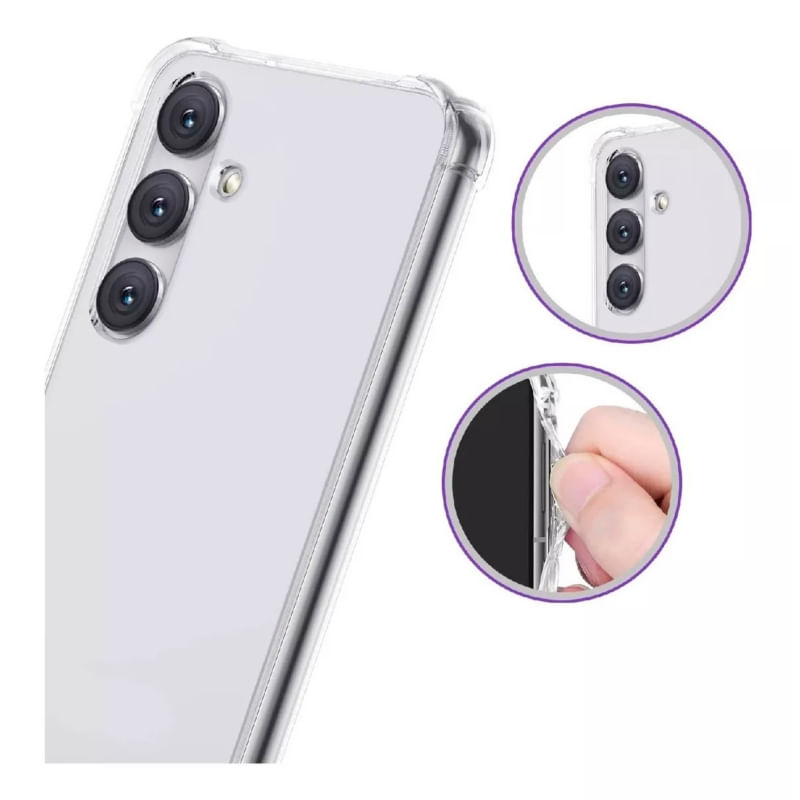 Capa Samsung A34 5g Anti-knock Armor Transparente