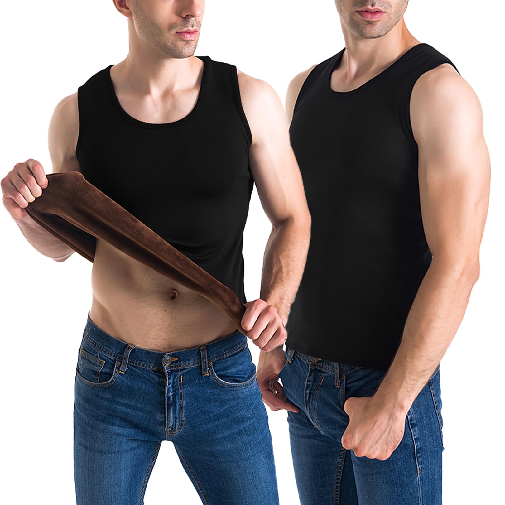 Camiseta Térmica Flygo Winter Warm Fleece Forrada Masculina Preta Xxl