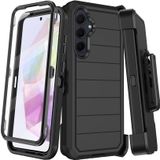 Capa De Telefone Kecai Para Samsung Galaxy A35 5g Com Clipe De Cinto Preta