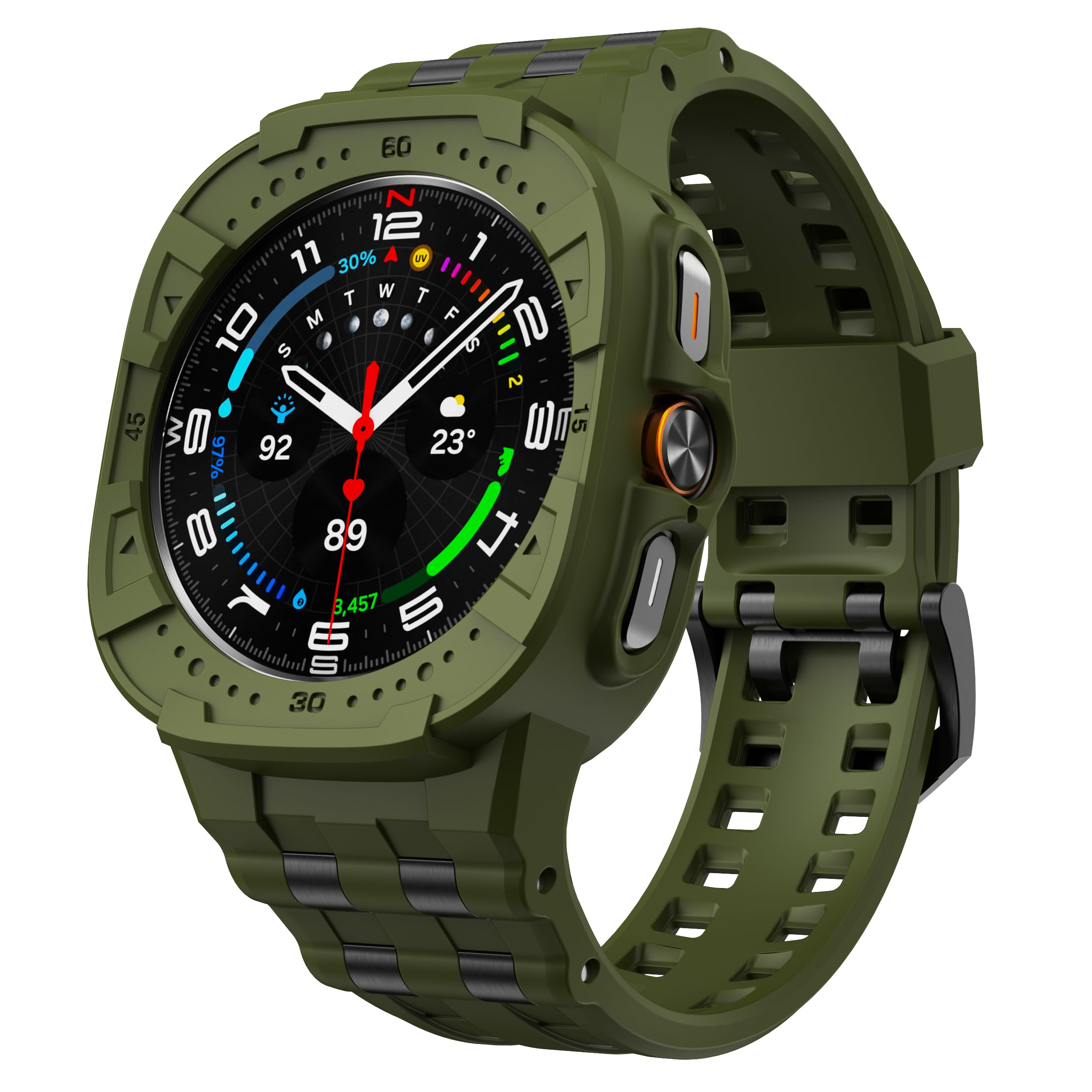 Pulseira De Relógio T-engine Compatível Com Samsung Galaxy Watch 7 Ultra 47mm