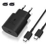 Carregador: Carregador Rápido De 45 W Tipo C Para Samsung E Outros