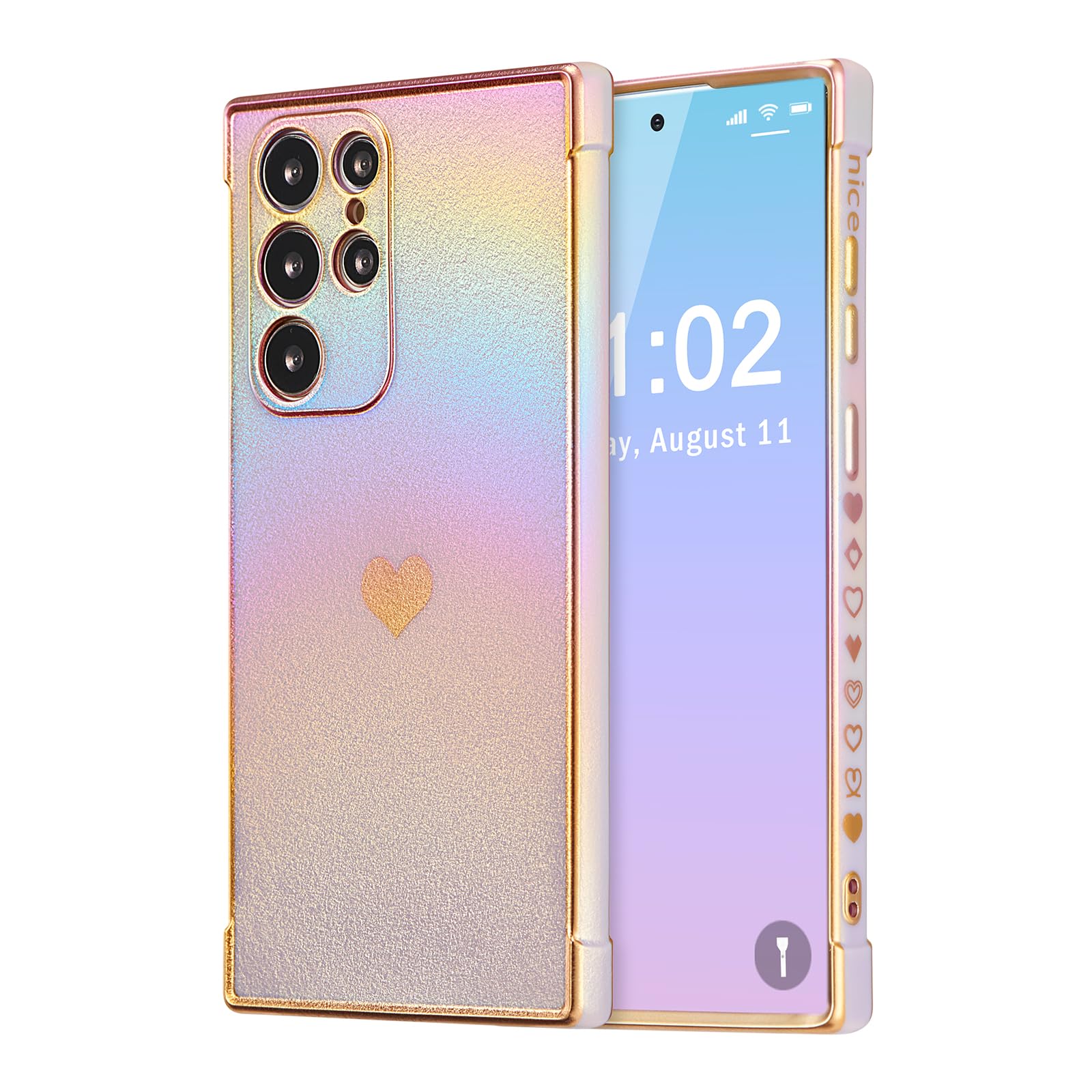 Capa De Telefone Ztofera Para Samsung Galaxy S22 Ultra 6.8" Roxa