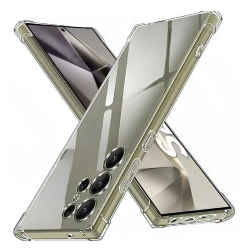 Capa Transparente Reforçada Para Samsung Galaxy S24 Ultra