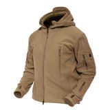 Jaqueta De Inverno Magcomsen Tactical Hoodie Para Homens Brown Xl