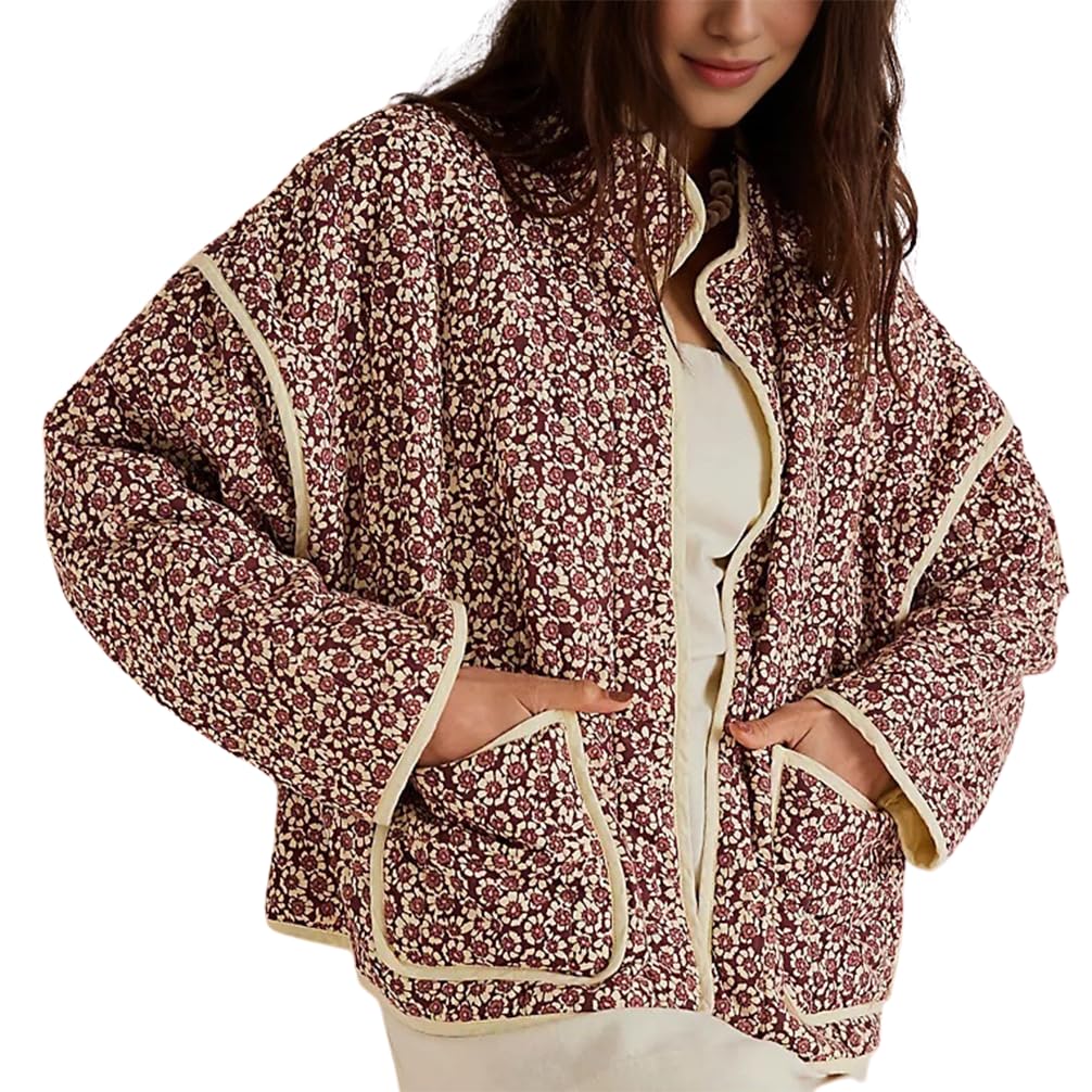 Casaco Omoone Cropped Acolchoado Acolchoado E Cardigã Para Mulheres