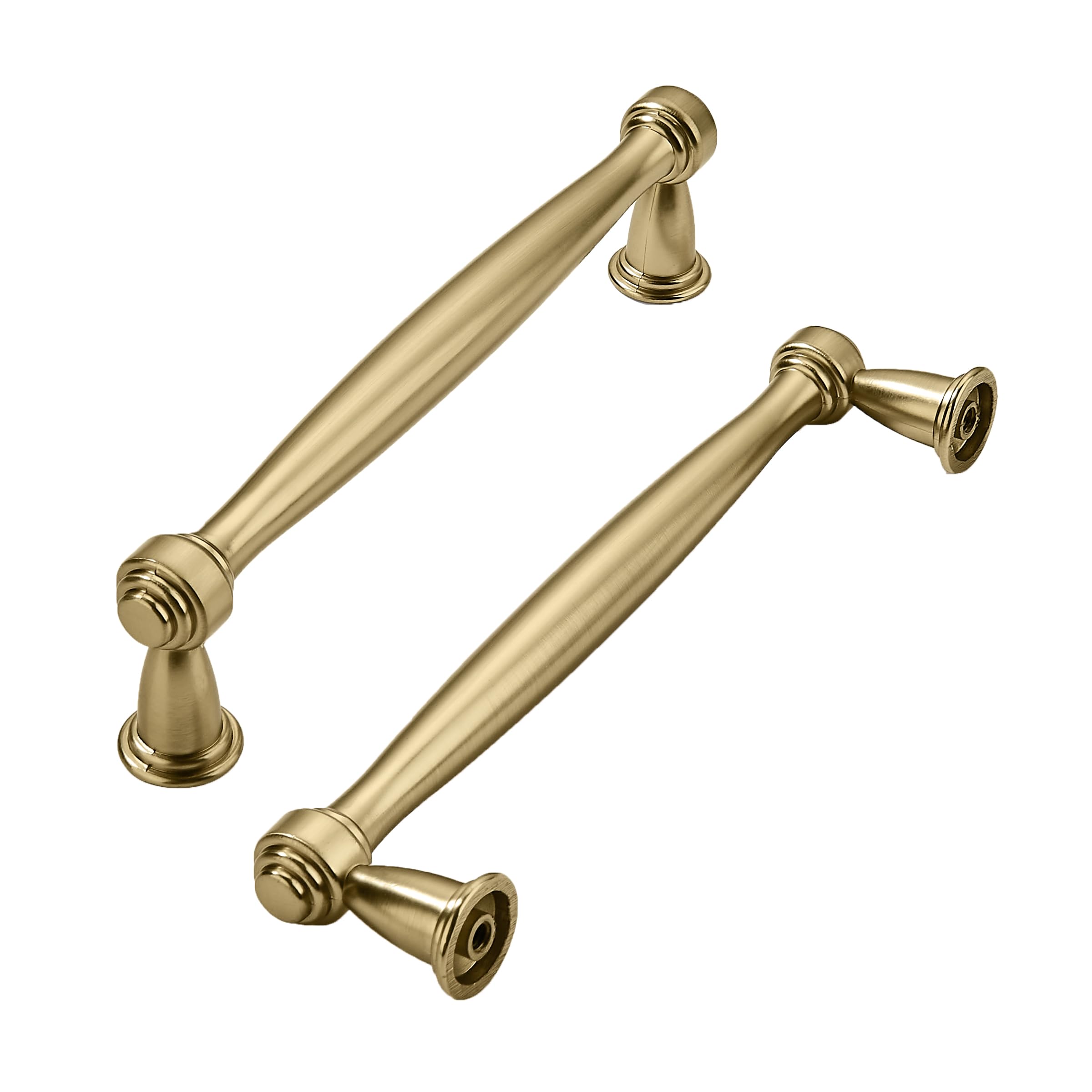 Cabinet Pulls Khtumeware Champagne Bronze, Pacote Com 10, 96 Mm