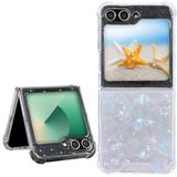 Capa De Telefone Abbery Para Samsung Galaxy Z Flip 6 Clear Holographic