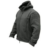 Casaco Masculino Crysully, De Lã Tática, Outono E Inverno, Cinza