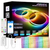 Faixa De Luz Led Miwise Rgb Smart Ic Cob De 20 Pés Com Controle App