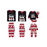 Pijamas De Natal Patpat Family Matching Sets Com Estampa De Boneco De Neve