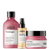 Kit L&#39;oréal Professionnel Serie Expert Pro Longer + Absolut Repair Triplo (3 Produtos)