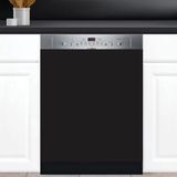 Tampa Magnética Para Lava-louças Mlgb Preta 58,5x66cm Vinil